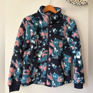 The North Face Campshire Full Zip Fleece Jacket Floral Print Women’s Medium